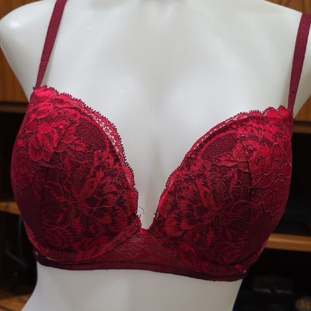 La SENZA Red Lace Bra